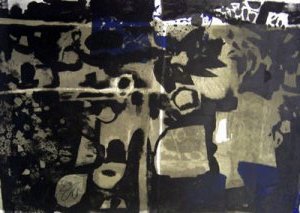  Alfombra, Ocre-Negro